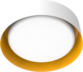 DVI Canada - LED Flush Mount - Yukon - Antique Gold And Matte White- Union Lighting Luminaires Decor