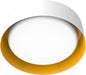 DVI Canada - LED Flush Mount - Yukon - Antique Gold And Matte White- Union Lighting Luminaires Decor