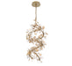 Lib & Co. Canada - LED Chandelier - Pisa - Antique gold- Union Lighting Luminaires Decor