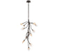 Lib & Co. Canada - LED Chandelier - Modena - Black with gold accent- Union Lighting Luminaires Decor