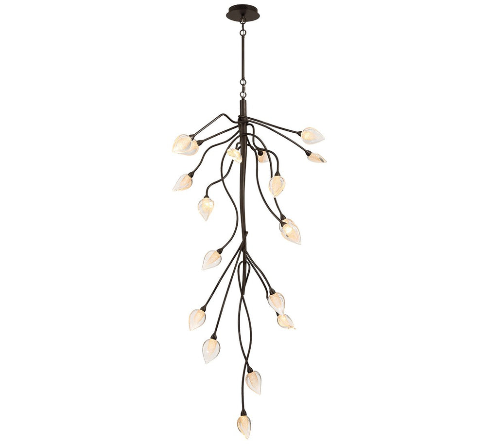 Lib & Co. Canada - LED Chandelier - Modena - Black with gold accent- Union Lighting Luminaires Decor
