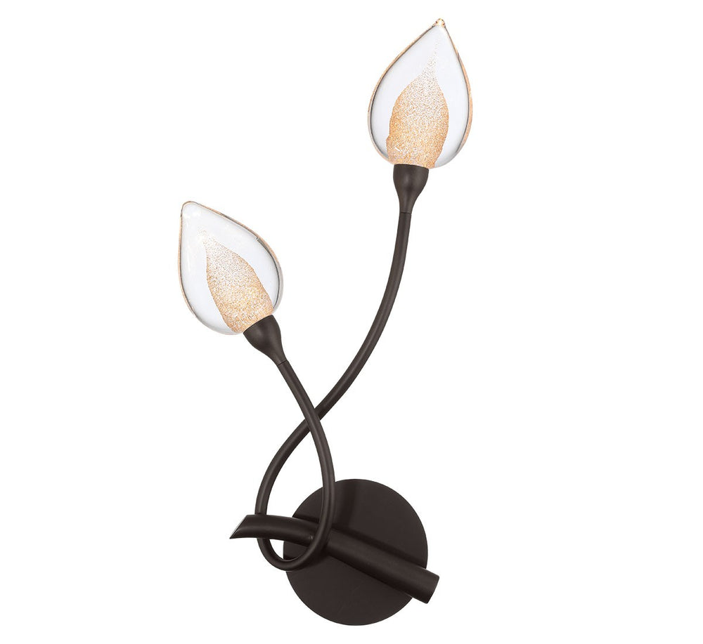 Lib & Co. Canada - LED Wall Mount - Modena - Black with gold accent- Union Lighting Luminaires Decor