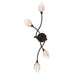 Lib & Co. Canada - LED Wall Mount - Modena - Black with gold accent- Union Lighting Luminaires Decor