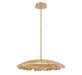 Lib & Co. Canada - LED Chandelier - Lipari - Gold leaf- Union Lighting Luminaires Decor