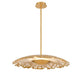 Lib & Co. Canada - LED Chandelier - Lipari - Gold leaf- Union Lighting Luminaires Decor