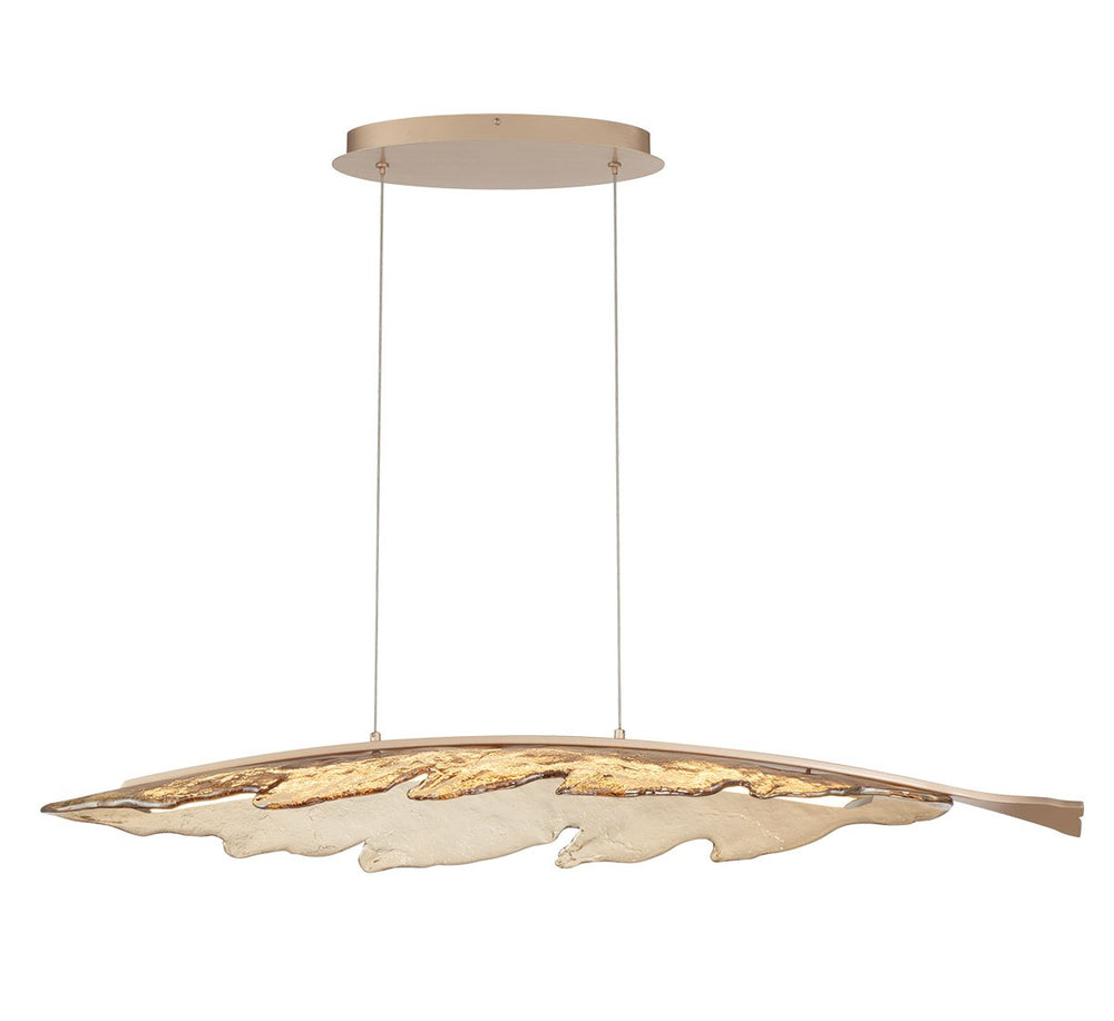 Lib & Co. Canada - LED Chandelier - Sanremo - Painted Brushed Champagne- Union Lighting Luminaires Decor