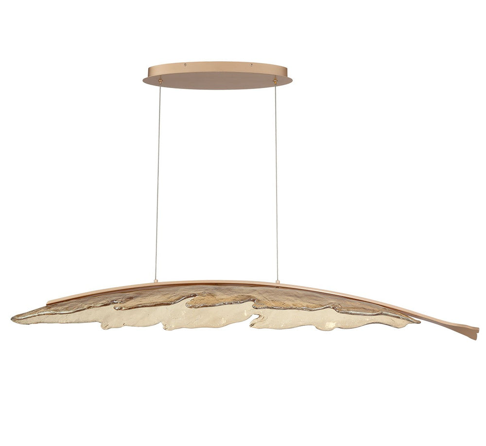 Lib & Co. Canada - LED Chandelier - Sanremo - Painted brushed champagne- Union Lighting Luminaires Decor
