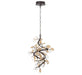 Lib & Co. Canada - LED Pendant - Pisa - Black with gold accent- Union Lighting Luminaires Decor
