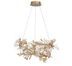 Lib & Co. Canada - LED Chandelier - Pisa - Antique gold- Union Lighting Luminaires Decor