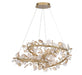 Lib & Co. Canada - LED Chandelier - Pisa - Antique gold- Union Lighting Luminaires Decor