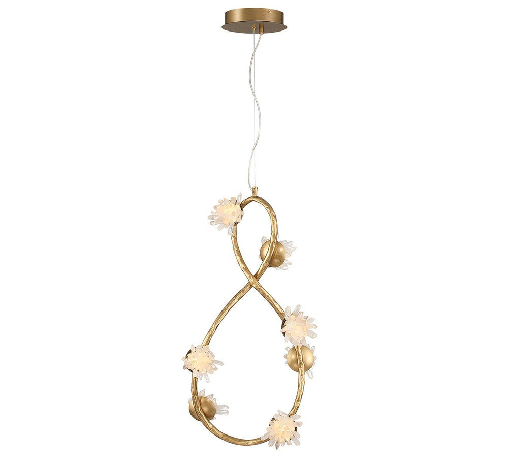 Lib & Co. Canada - LED Chandelier - Philia - Antique bronze- Union Lighting Luminaires Decor