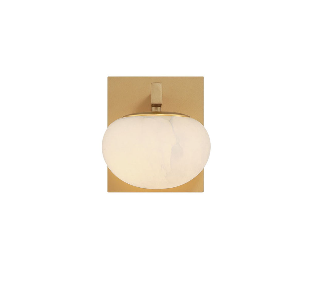Lib & Co. Canada - LED Wall Mount - Calcolo - Painted antique brass- Union Lighting Luminaires Decor