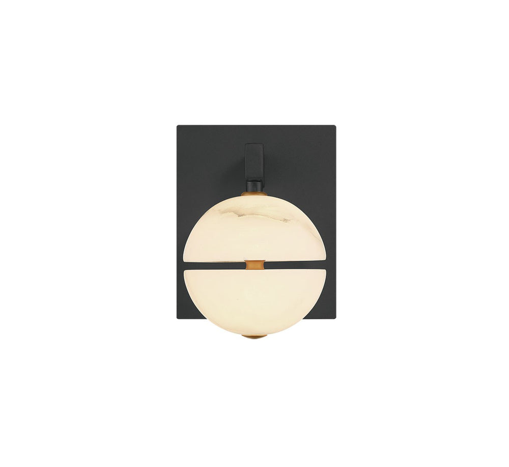 Lib & Co. Canada - LED Wall Mount - Corfu - Black- Union Lighting Luminaires Decor