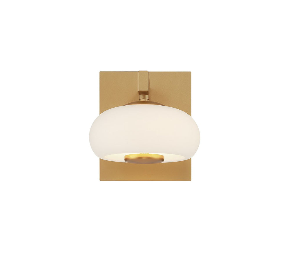 Lib & Co. Canada - LED Wall Mount - Adelfia - Painted antique brass- Union Lighting Luminaires Decor