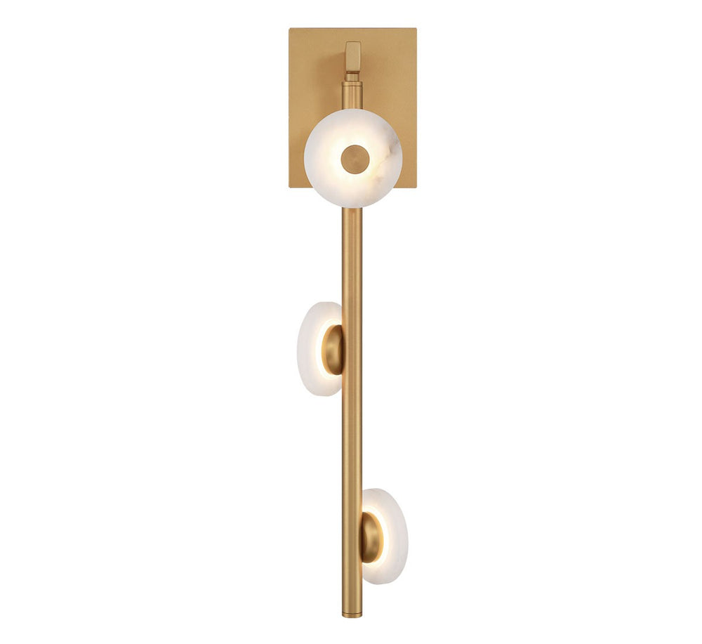 Lib & Co. Canada - LED Wall Mount - Etna - Painted antique brass- Union Lighting Luminaires Decor