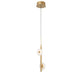 Lib & Co. Canada - LED Pendant - Etna - Painted antique brass- Union Lighting Luminaires Decor