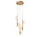Lib & Co. Canada - LED Pendant - Etna - Painted antique brass- Union Lighting Luminaires Decor