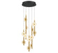 Lib & Co. Canada - LED Chandelier - Etna - Black- Union Lighting Luminaires Decor
