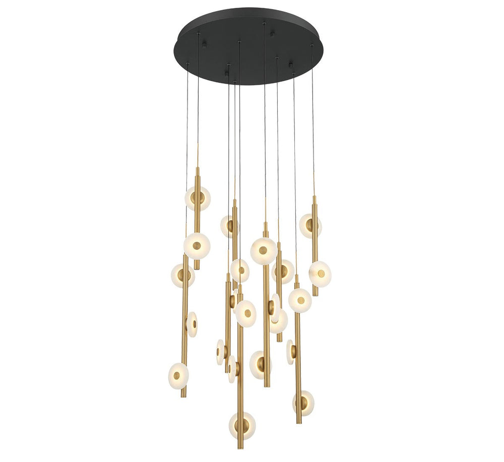 Lib & Co. Canada - LED Chandelier - Etna - Black- Union Lighting Luminaires Decor