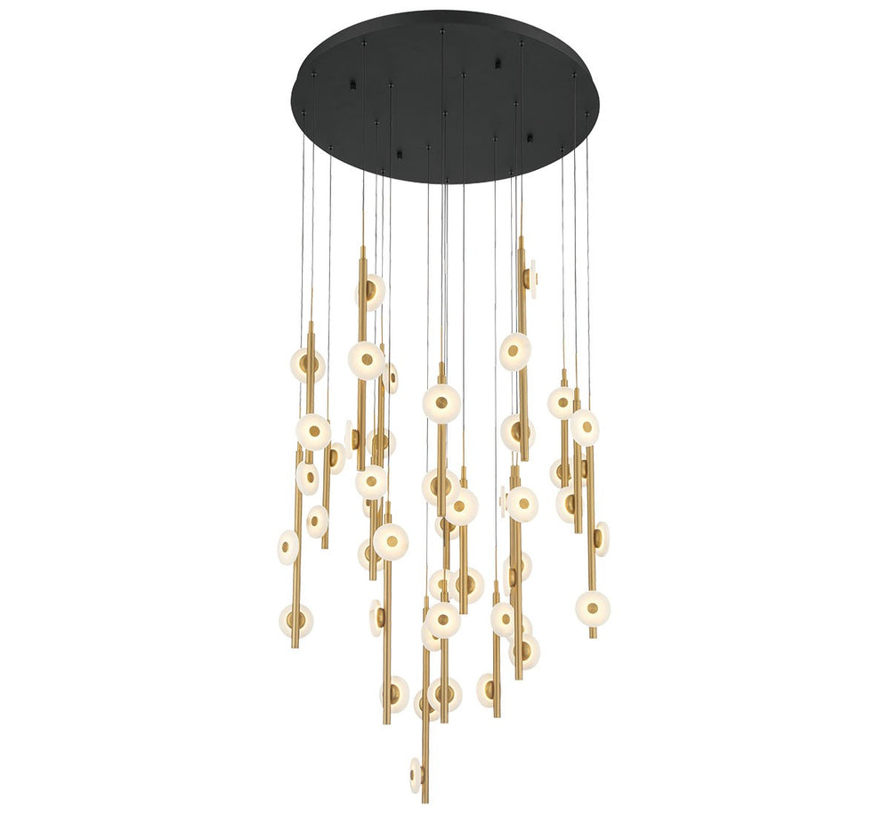Lib & Co. Canada - LED Chandelier - Etna - Black- Union Lighting Luminaires Decor