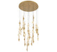 Lib & Co. Canada - LED Chandelier - Etna - Painted antique brass- Union Lighting Luminaires Decor