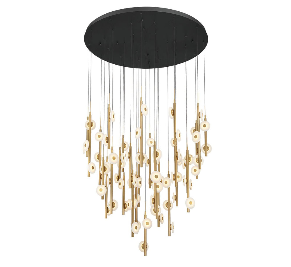 Lib & Co. Canada - LED Chandelier - Etna - Black- Union Lighting Luminaires Decor