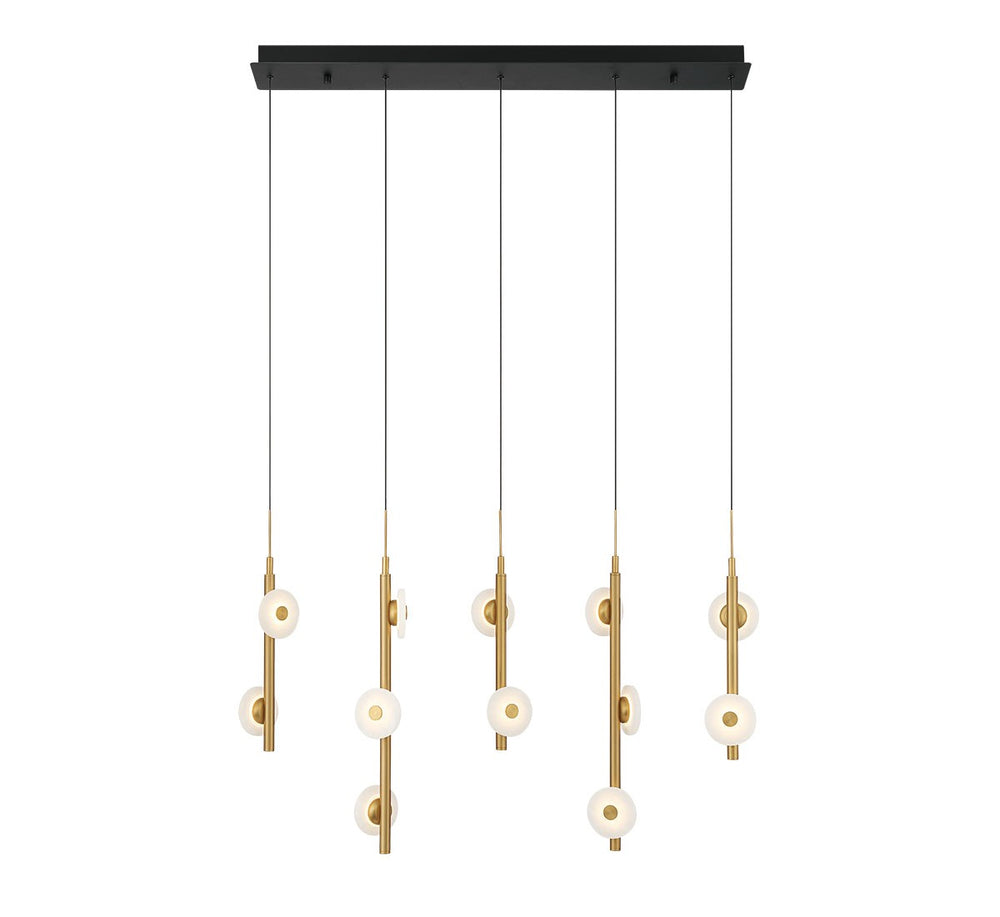 Lib & Co. Canada - LED Chandelier - Etna - Black- Union Lighting Luminaires Decor