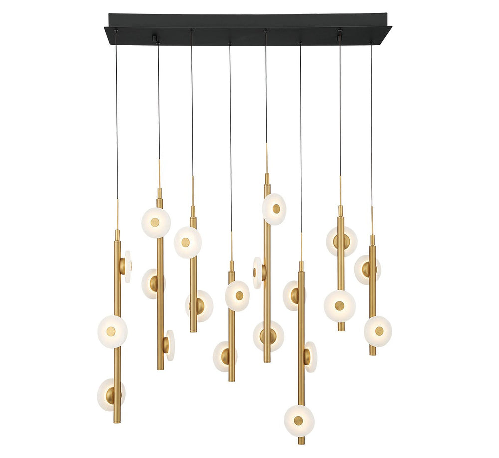 Lib & Co. Canada - LED Chandelier - Etna - Black- Union Lighting Luminaires Decor