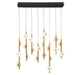 Lib & Co. Canada - LED Chandelier - Etna - Black- Union Lighting Luminaires Decor