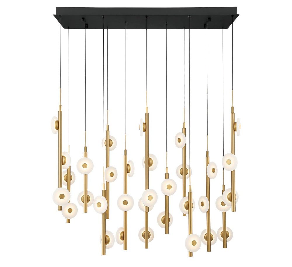 Lib & Co. Canada - LED Chandelier - Etna - Black- Union Lighting Luminaires Decor
