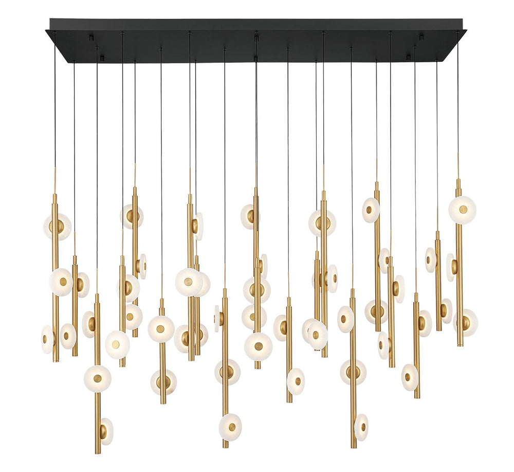 Lib & Co. Canada - LED Chandelier - Etna - Black- Union Lighting Luminaires Decor