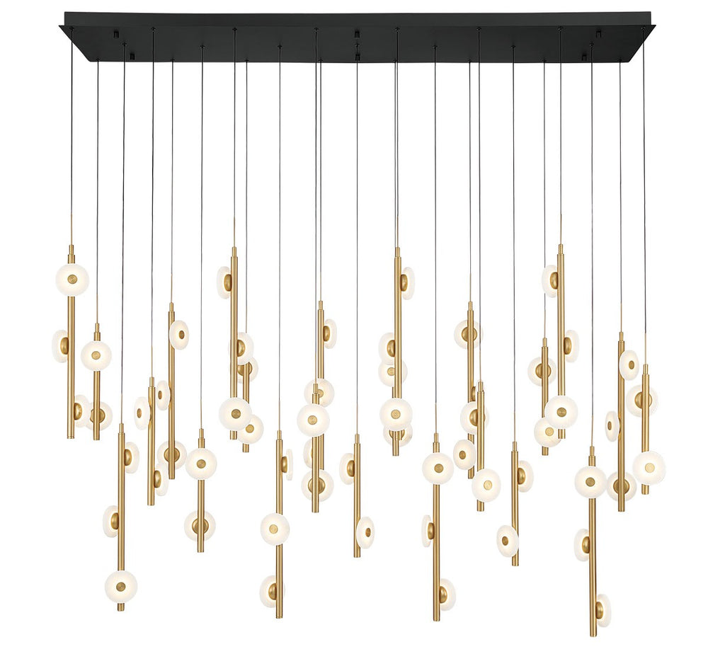 Lib & Co. Canada - LED Chandelier - Etna - Black- Union Lighting Luminaires Decor