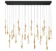 Lib & Co. Canada - LED Chandelier - Etna - Black- Union Lighting Luminaires Decor