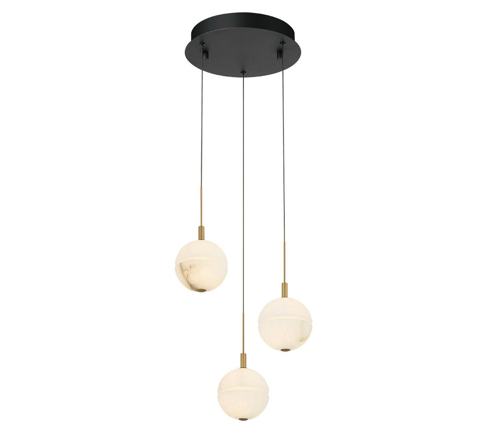 Lib & Co. Canada - LED Pendant - Corfu - Black- Union Lighting Luminaires Decor