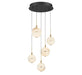 Lib & Co. Canada - LED Chandelier - Corfu - Black- Union Lighting Luminaires Decor