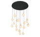 Lib & Co. Canada - LED Chandelier - Corfu - Black- Union Lighting Luminaires Decor