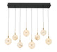 Lib & Co. Canada - LED Chandelier - Corfu - Black- Union Lighting Luminaires Decor