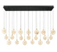 Lib & Co. Canada - LED Chandelier - Corfu - Black- Union Lighting Luminaires Decor