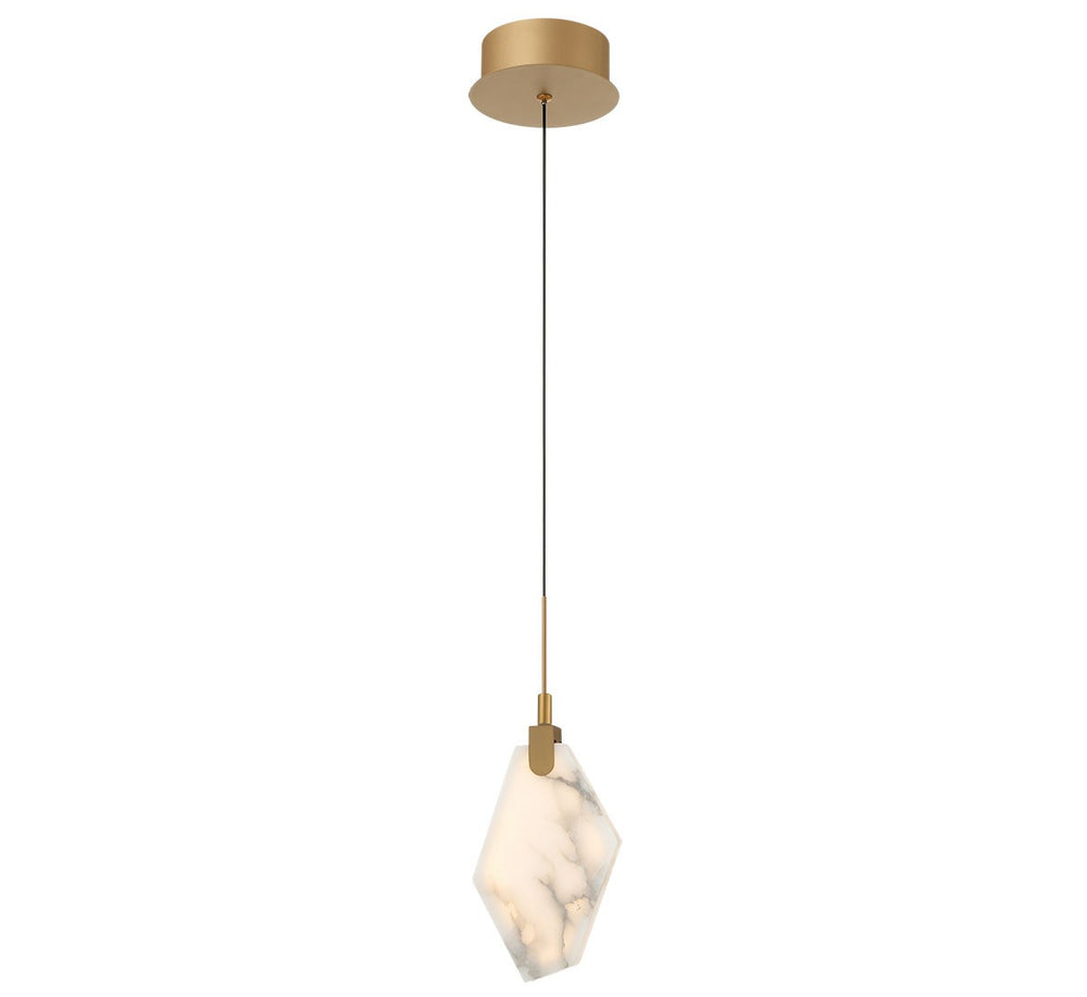 Lib & Co. Canada - LED Pendant - Kosmos - Painted antique brass- Union Lighting Luminaires Decor
