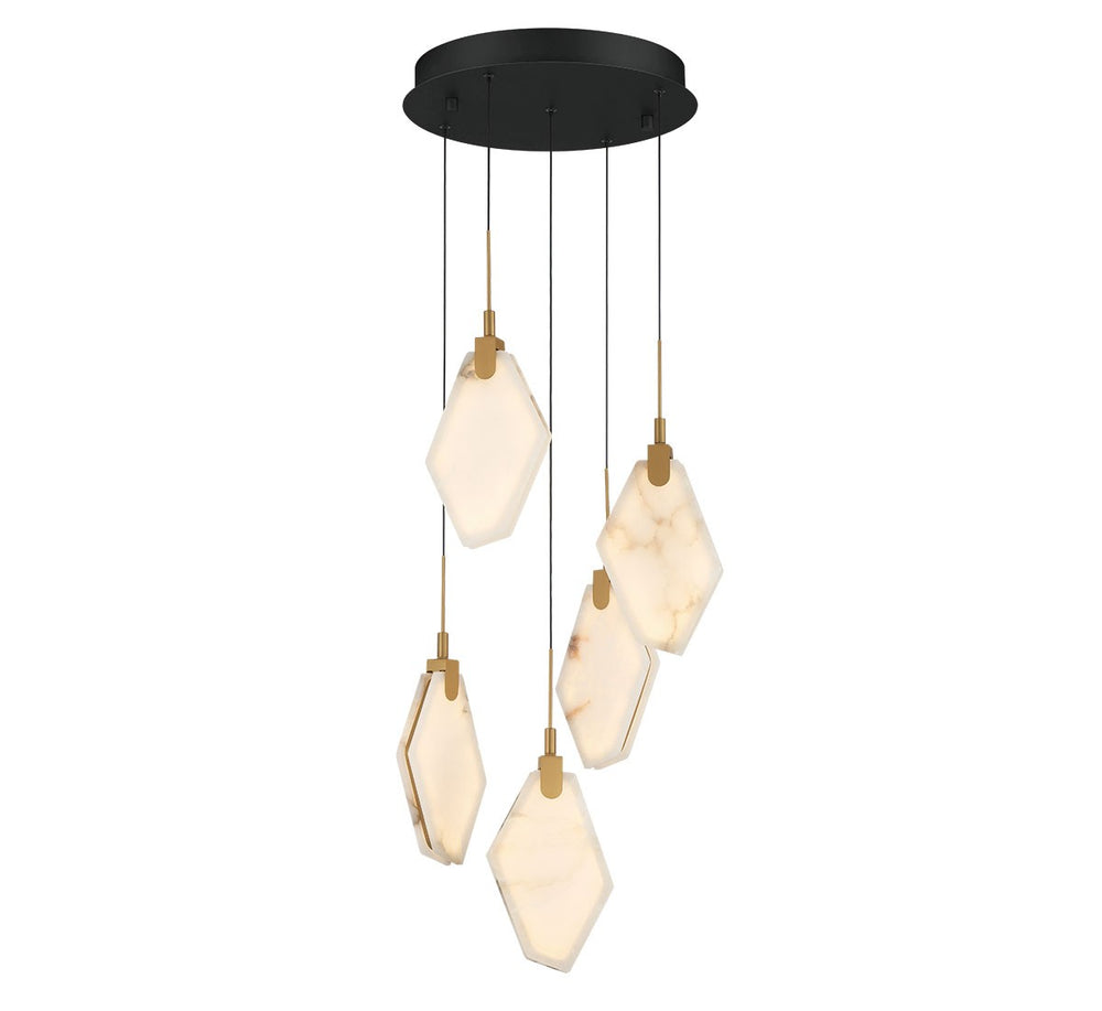 Lib & Co. Canada - LED Chandelier - Kosmos - Black- Union Lighting Luminaires Decor