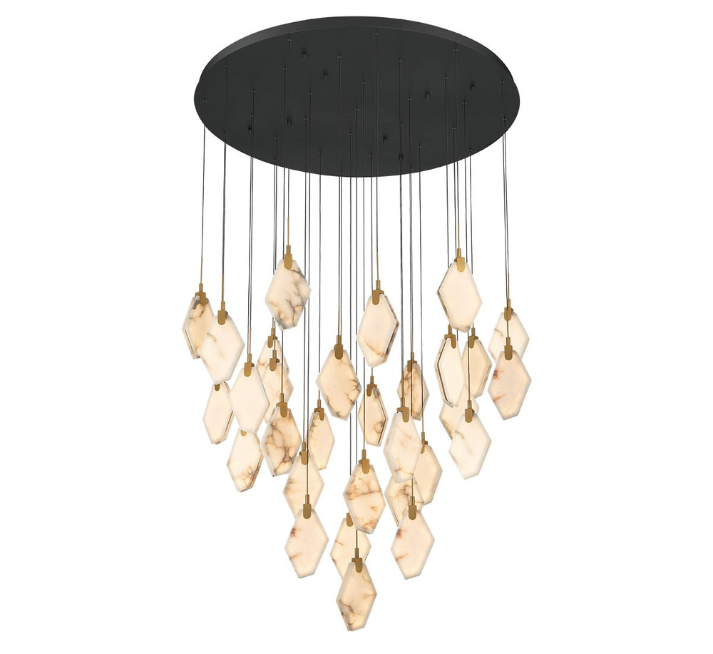 Lib & Co. Canada - LED Chandelier - Kosmos - Black- Union Lighting Luminaires Decor