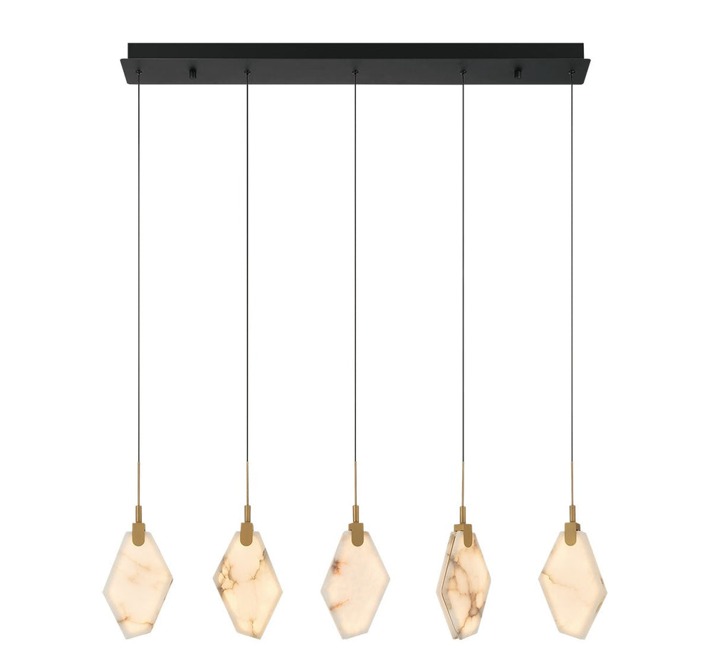 Lib & Co. Canada - LED Chandelier - Kosmos - Black- Union Lighting Luminaires Decor