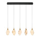 Lib & Co. Canada - LED Chandelier - Kosmos - Black- Union Lighting Luminaires Decor