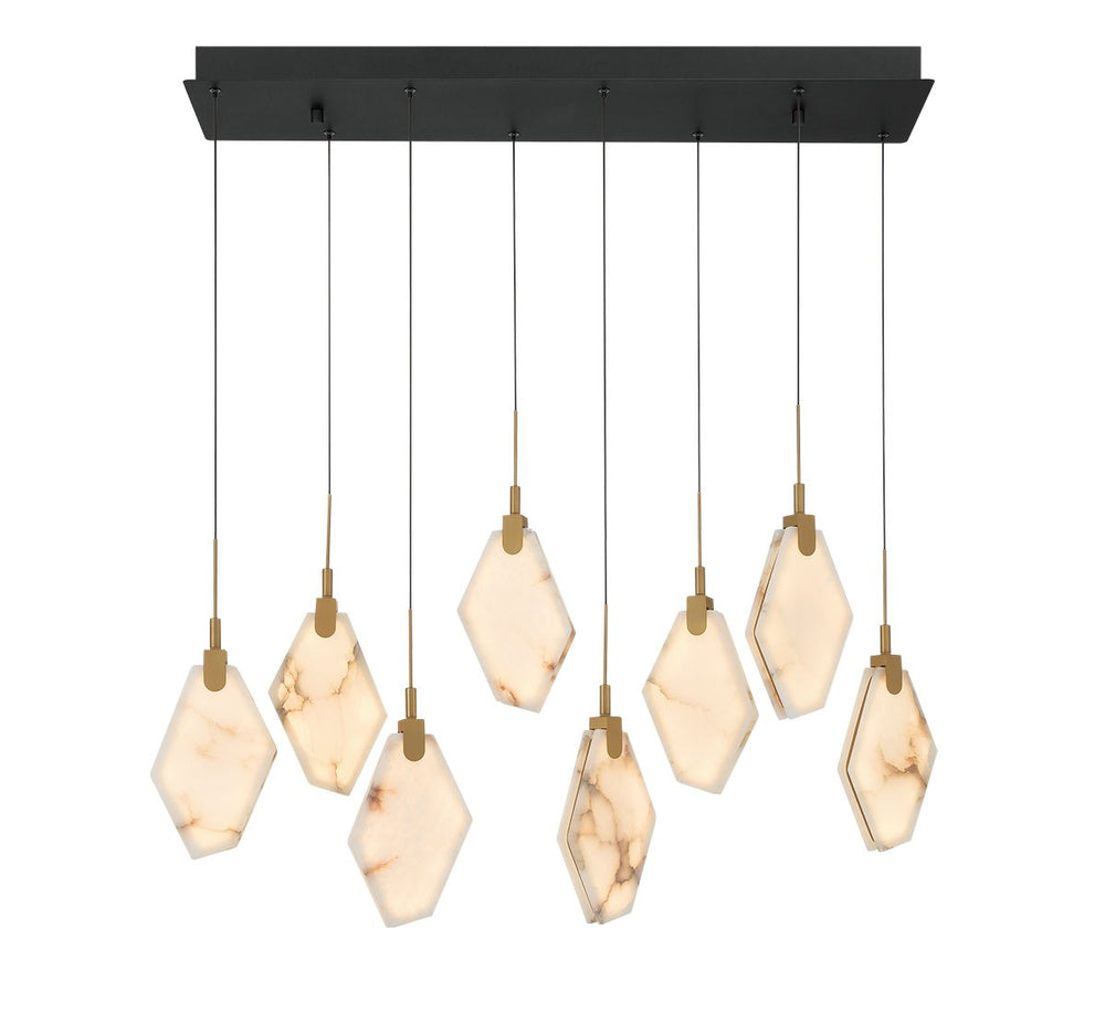 Lib & Co. Canada - LED Chandelier - Kosmos - Black- Union Lighting Luminaires Decor