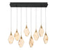 Lib & Co. Canada - LED Chandelier - Kosmos - Black- Union Lighting Luminaires Decor