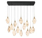 Lib & Co. Canada - LED Chandelier - Kosmos - Black- Union Lighting Luminaires Decor