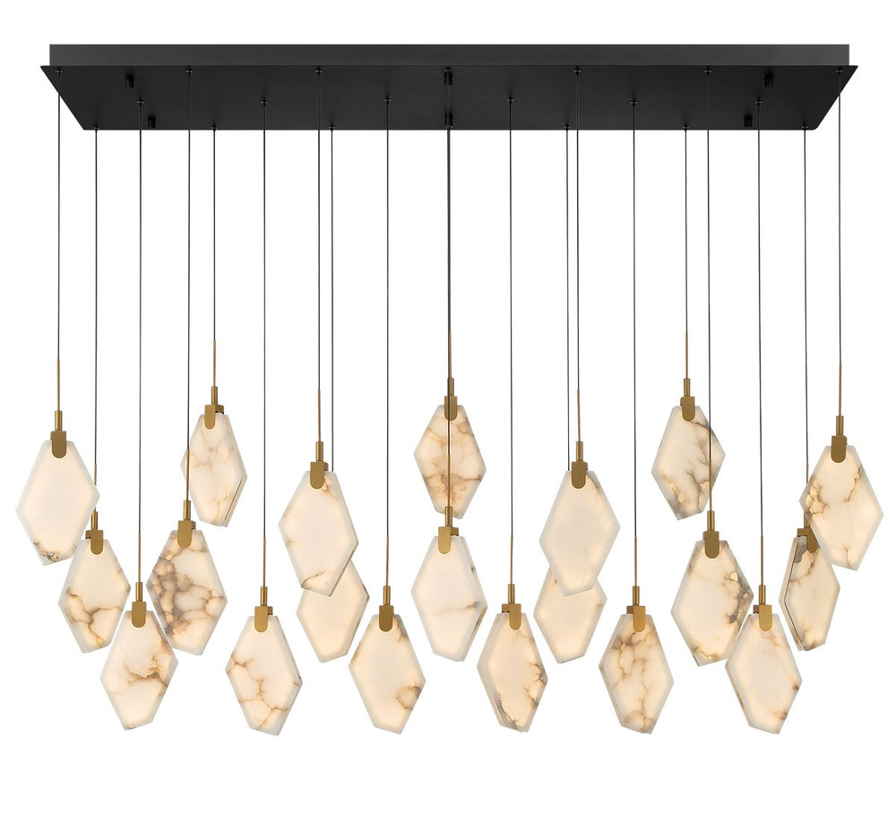 Lib & Co. Canada - LED Chandelier - Kosmos - Black- Union Lighting Luminaires Decor