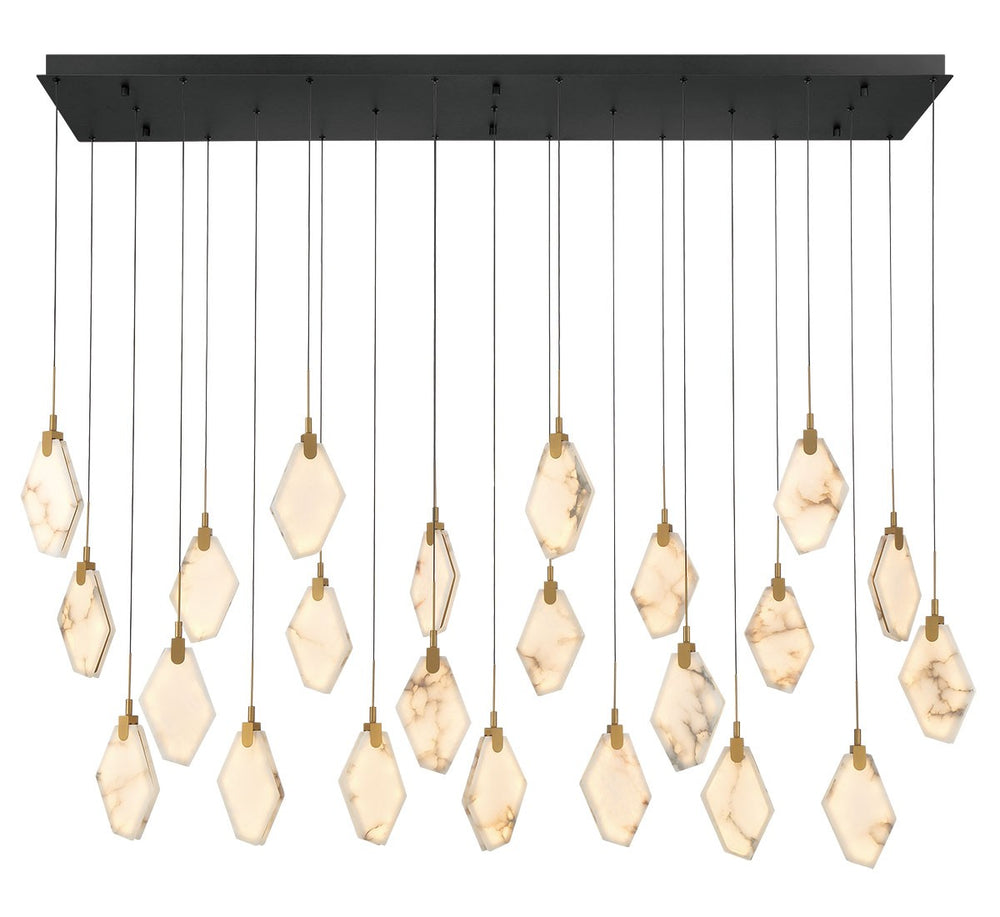 Lib & Co. Canada - LED Chandelier - Kosmos - Black- Union Lighting Luminaires Decor