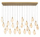 Lib & Co. Canada - LED Chandelier - Kosmos - Painted antique brass- Union Lighting Luminaires Decor