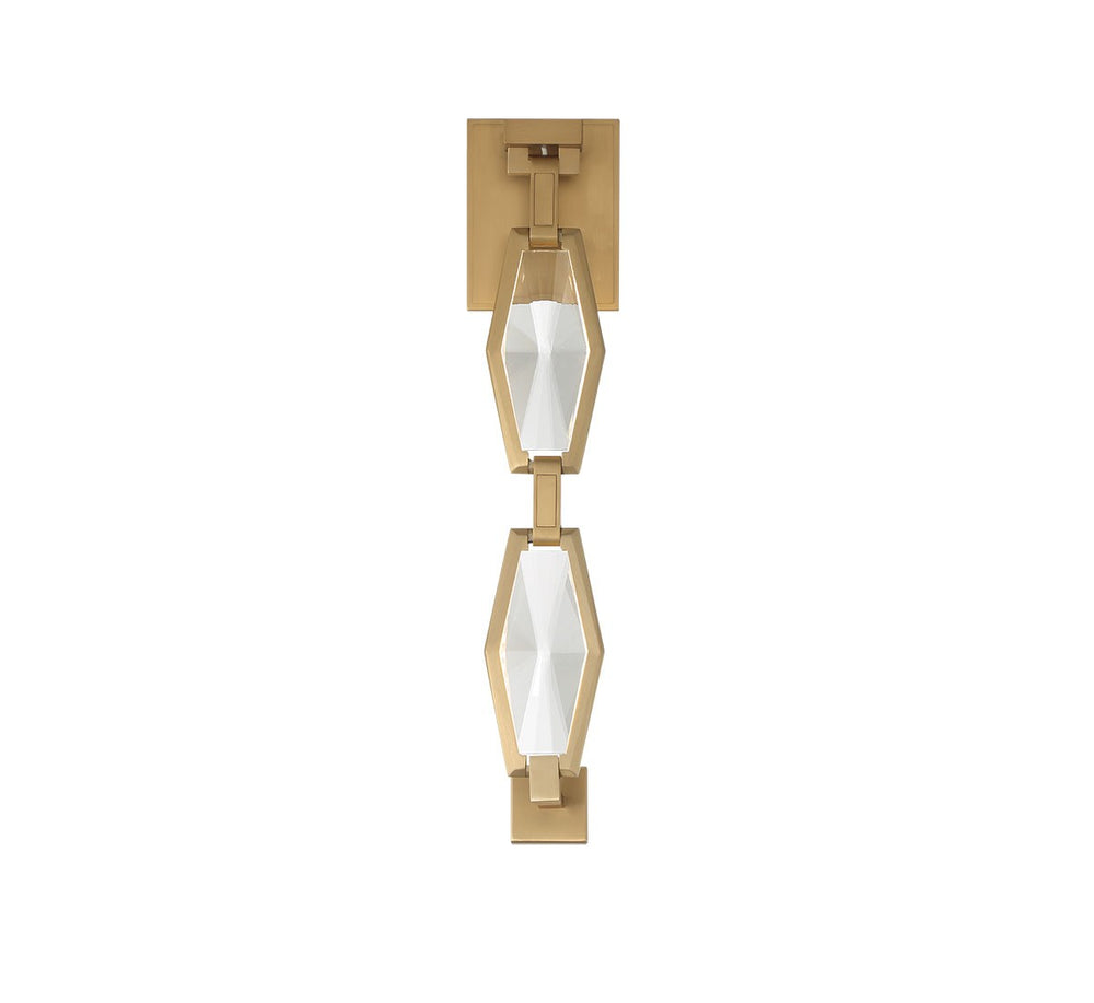 Lib & Co. Canada - LED Wall Mount - Rimini - Aged brass- Union Lighting Luminaires Decor